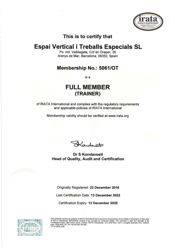 espai vertical lineas de vida